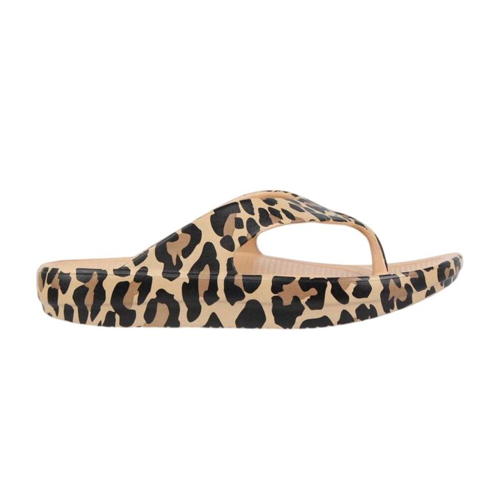 Hot Tuna Womens/Ladies EVA Flip Flops / Leopard